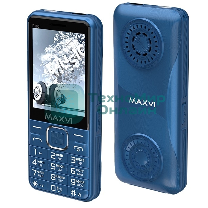 Мобильный телефон Maxvi Р110 синий