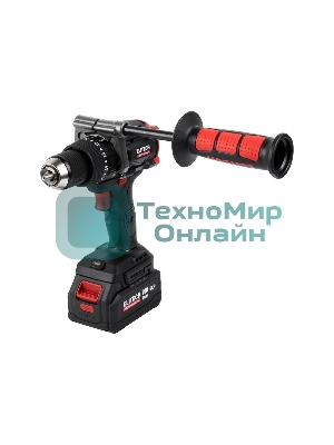 Дрель-шуруповерт Elitech CD 20BL2, 20 В, 4 Ач, 130 Нм, бесщеточный