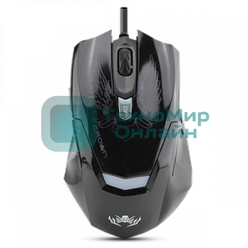 Мышь проводная CROWN CMM-222 черный