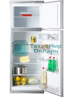 Холодильник Atlant МХМ-2835-08 серебристый двухкамерный 202/70л морозилка сверху