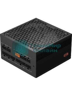 Блок питания PCCooler P5-YN1000-G1F, 1000Вт, 80 PLUS Gold, 135мм, модульный, черный