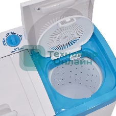 Стиральная машина Фея СМП 40 Н белый/голубой, загрузка вертикальная 4 кг, 1320 об/мин, класс В