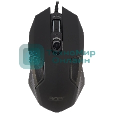Мышь проводная Acer OMW170 черный, 3200 dpi, USB, кнопки - 6