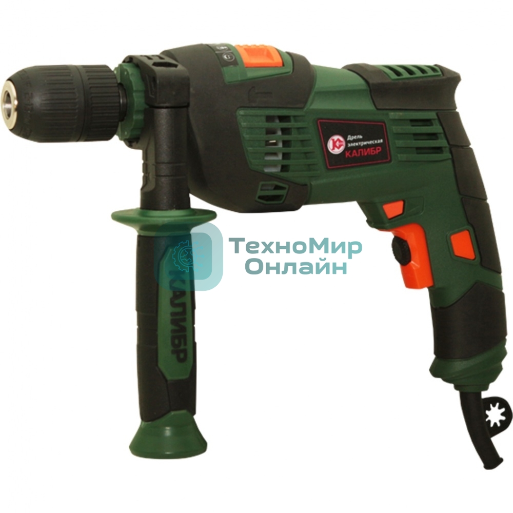 Дрель КАЛИБР ДЭ- 810ЕРУ+ 810Вт БЗП 13мм 0-2600об/мин рев удар