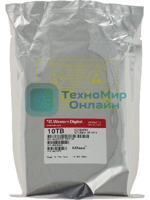 Жесткий диск Western Digital SATA-III 10Tb WD103KFBX Red Pro (7200rpm) 512Mb 3.5