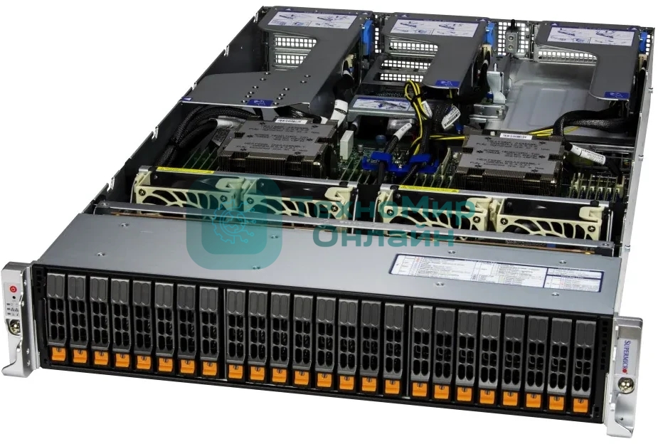 Серверная платформа Supermicro AS-2125HS-TNR H13DSH, CSE-HS219-R1K63P-A,RoHS