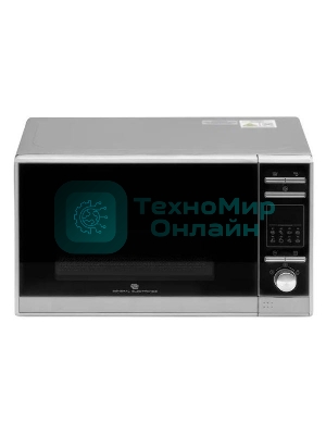 Микроволновая печь General Electronics GE DG420S атласное серебро, 20 л, 700 Вт, переключатели - сенсор, кнопки, поворотный механизм