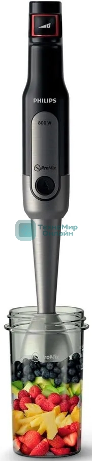 Блендер погружной Philips HR2657/90 800 Вт, черный/нержавеющая сталь