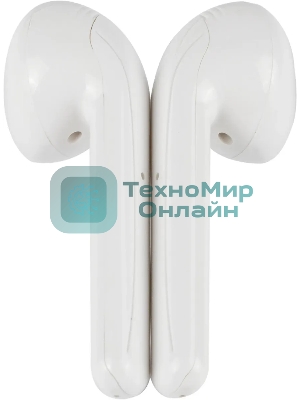 Наушники TWS UBEAR Vibe белый, вкладыши, Bluetooth, до 4 ч