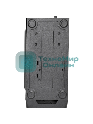 Компьютерный корпус Miditower ExeGate XP-332-UNS500 (ATX, БП UNS500 с вент. 12см, 2*USB, аудио, черный)