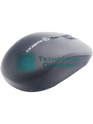 Мышь беспроводная Raskat M006W черный, 1600 dpi, радиоканал, USB, кнопки - 6