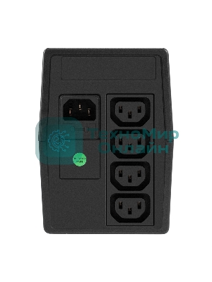 Источник бесперебойного питания ExeGate Smart LB-650.LCD.AVR.4C13 (650VA/390W, LCD, AVR, 4*C13, батарея 12V 7Ah, черный)