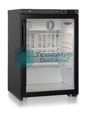 Холодильная витрина Бирюса B-W154DNZ TCZV графит однокамерный 154л