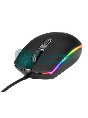 Мышь проводная Qumo Pretender M53 черный, 3200 dpi, USB, кнопки - 4