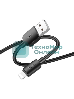 Кабель Hoco X96 Hyper iP USB (m)-Lightning (m) 1м черный коробка