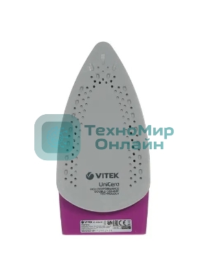 Утюг дорожный Vitek VT-8305 1000 Вт белый/фиолетовый