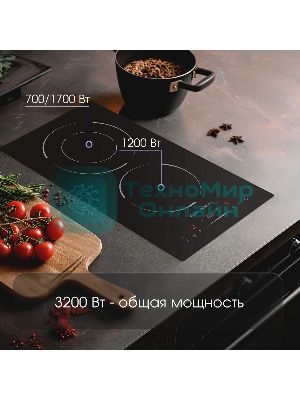 Варочная панель Zigmund & Shtain CN 50.3 B черный