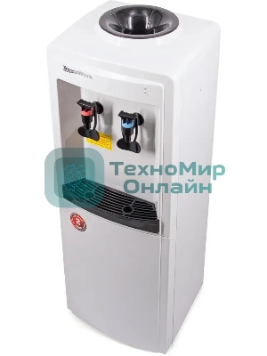 Кулер Aqua Work 0.8 LDR напольный электронный белый/черный