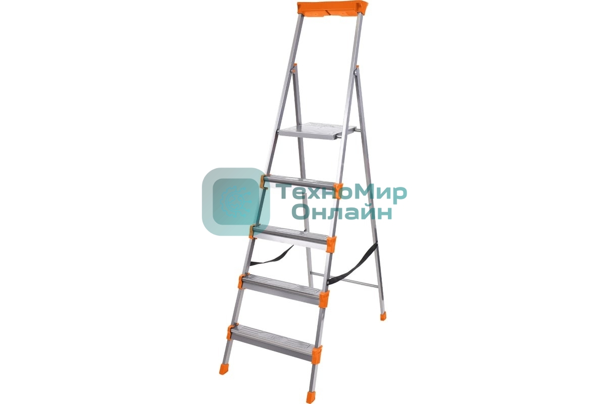 Стремянка НИКА СМ5, 5 широких ступеней