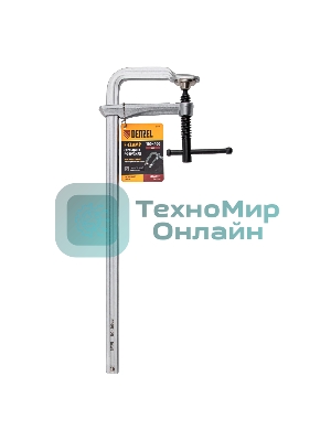 Струбцина Denzel F-образная, 100x400 мм, кованая