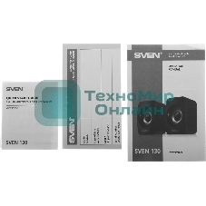 Акустическая система SVEN 130, черный (6 Вт, питание USB)