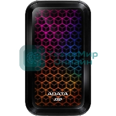 Внешний SSD ADATA SE770G, 1TB, USB 3.2 Gen 2 Type-C, R/W 1000/800, черный
