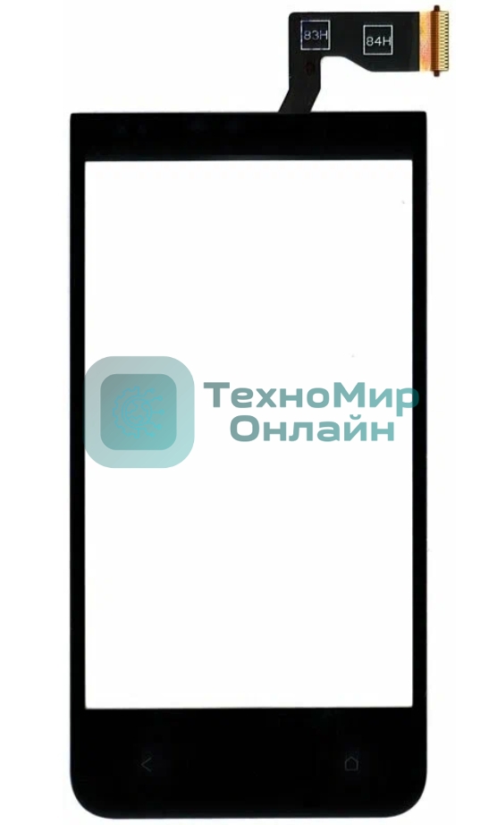 Сенсорное стекло (тачскрин) для HTC Desire 300, черное