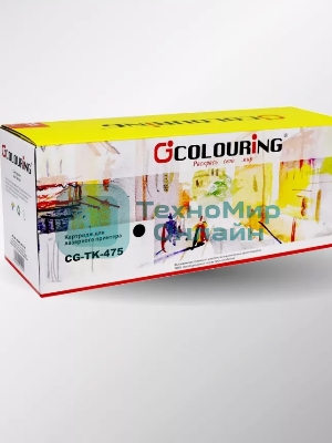 Картридж лазерный Colouring CG-TK-475 черный (15000 стр.) + бункер отработанного тонера для Kyocera FS-6025/6030/6525