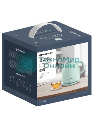 Чайник электрический Eurostek EEK-1832, 2200 Вт, 2 л, бирюзовый