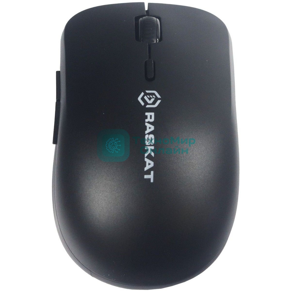 Мышь беспроводная Raskat M006W черный, 1600 dpi, радиоканал, USB, кнопки - 6