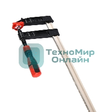 Струбцина F-образная усиленная Deli DL111230Z 300x120 мм, макс. усилие зажима 3500N, резьба 16мм