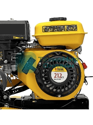 Мотоблок Denzel DPT-270SB, 7 л.с., ремен.сцеп, фрез 3х4, ШОМ, без колес, передачи 2В/1Н