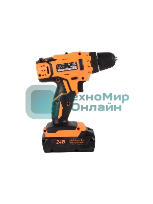 Дрель-шуруповерт аккумуляторная Вихрь ДА-24Л-2к 72/14/18, Аккумуляторная, 24В