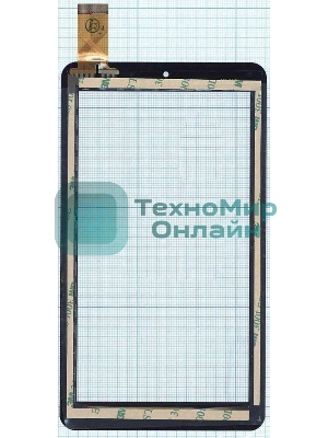 Сенсорное стекло (тачскрин) PB70A8872. черное