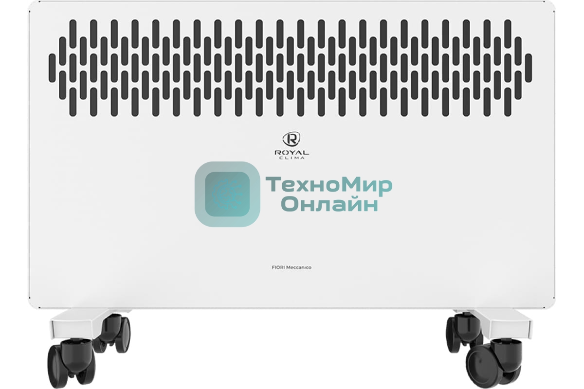 Конвектор Royal Clima REC-FR2000M белый, 2000 Вт, 25 м2, термостат