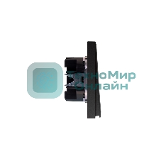 Выключатель Kranz STRONG 1 кл проходной (переключатель) 10А с/у графит