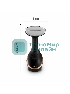 Отпариватель Tefal DT9100E0 черный/медный, 1600 Вт, 30 г/мин, 200 мл