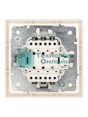 Выключатель 1-кл. с индик. СП ZIMA IP20 10А безвинт. зажим слон. кость LEZARD 704-9088-111QC