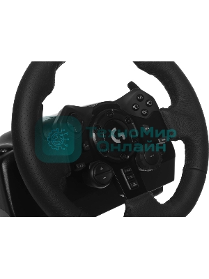 Руль Logitech G923 10кноп. (с педалями) черный