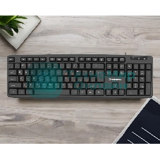 Клавиатура проводная Defender Concept HB-164, USB, черный