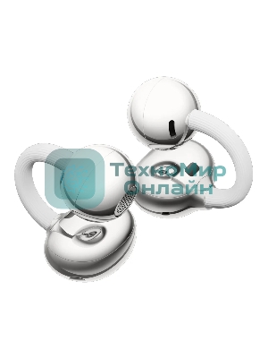 Наушники TWS Huawei FreeClip 2 белый, открытые (клипсы), Bluetooth, быстрая зарядка, до 8 ч