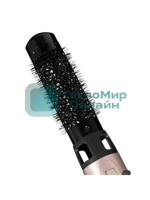 Фен-щётка Polaris PHS 1204i маренго/розовый, 1200 Вт, ионизация, 25/35 мм