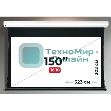 Экран для проектора S'OK Apollo SGPSMT-323x202A бокового натяжения, звукопрозрачный, белый к