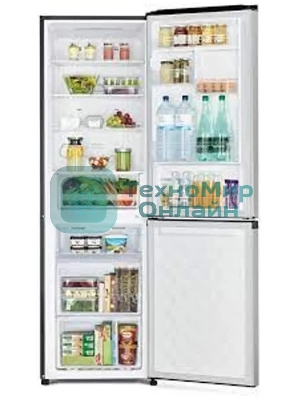 Холодильник Hitachi R-B410PUC6 BSL серебристый бриллиант двухкамерный 215/105л морозилка сверху, No Frost