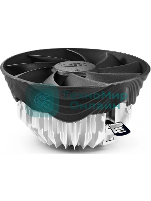 Кулер для процессора DEEPCOOL GAMMA HUNTER V2 черный/серебристый, 120 мм, алюминий, 1600 об/мин, 21 дБ, 3 pin, 95 Вт, 63.5 мм GAMMAHUNTER