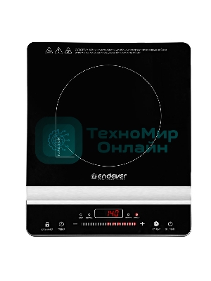 Плитка электрическая индукционного типа Endever Skyline IP-65, черный, мощность 1800 Вт, диаметр посуды 12-26 см, 10 режимов мощности, 5 шт/уп