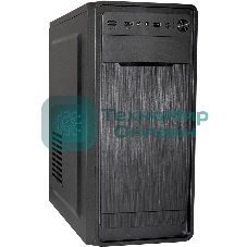 Компьютерный корпус Miditower ExeGate XP-332-UNS500 (ATX, БП UNS500 с вент. 12см, 2*USB, аудио, черный)