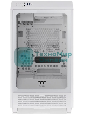 Компьютерный корпус Thermaltake The Tower 200 белый без БП miniITX 11x120мм 5x140мм 2xUSB 3.0 1xUSB3.1 audio bott PSU