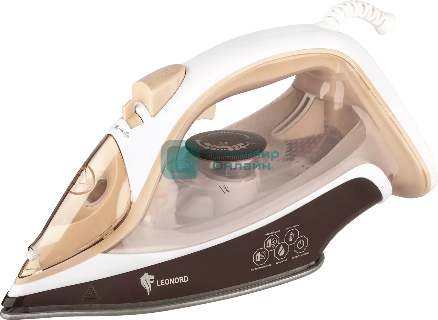 Утюг LEONORD LE-1804 бежевый