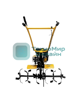 Мотоблок Denzel DPT-270SB, 7 л.с., ремен.сцеп, фрез 3х4, ШОМ, без колес, передачи 2В/1Н